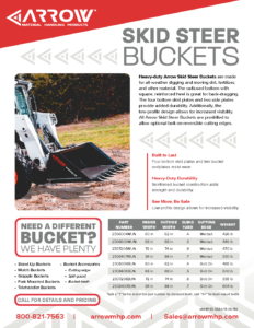 Skid Steer Buckets