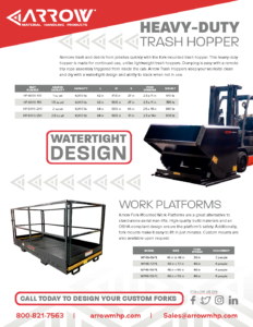 Trash Hoppers & Storage Racks