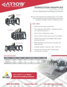 Arrow Demolition Grapple